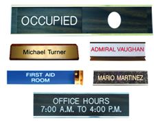 Name Plates and Holders